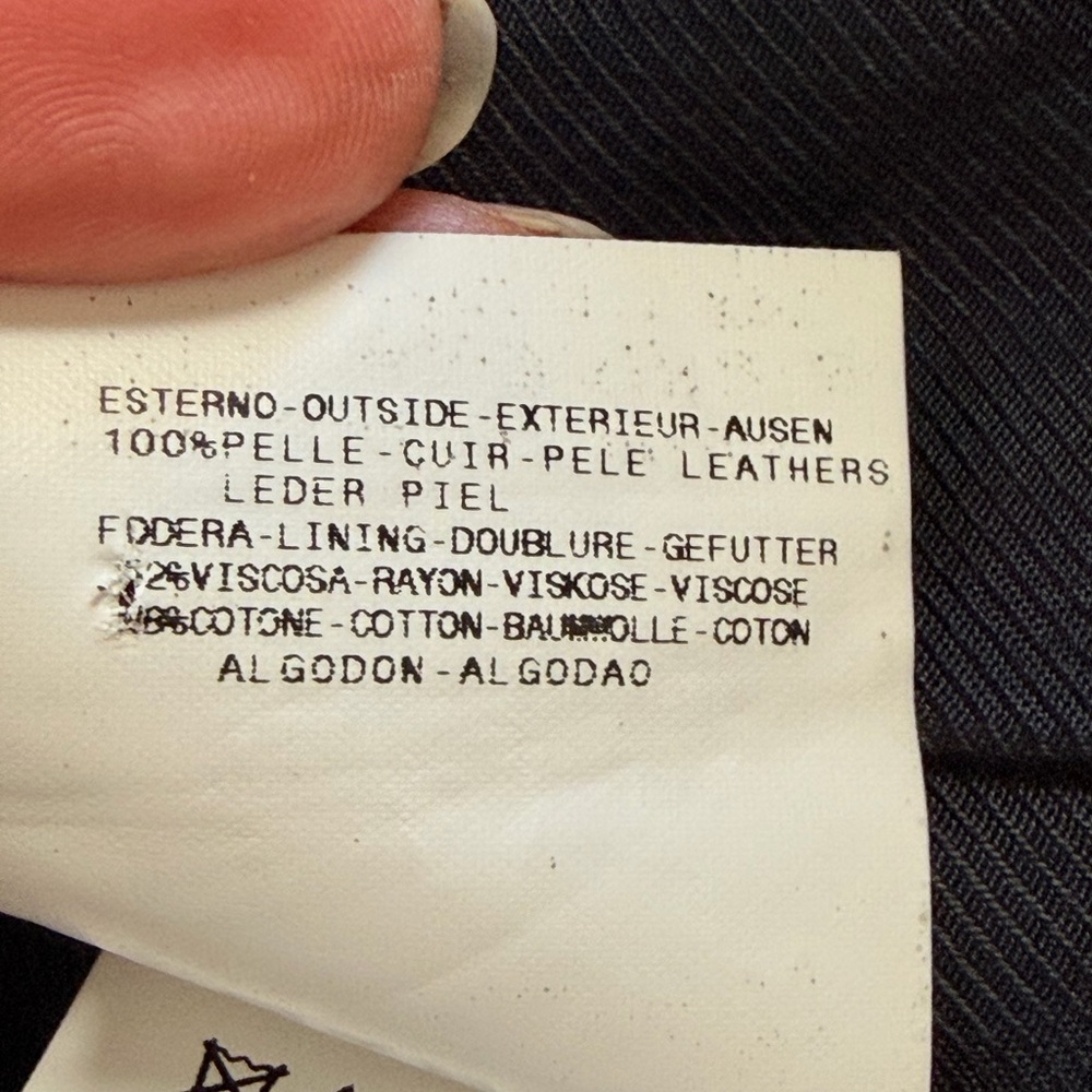 Pierre Balmain Leather Biker Jacket - Picture 14 of 15